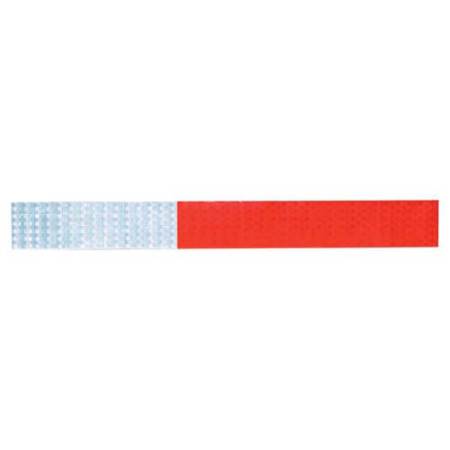 Conspicuity Tape Strips for Trailers, 11" Red 7" White, 3M Diamond Grade