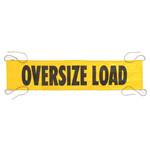 Oversize Load Banner with Ropes