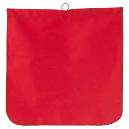 Warning Flag, Solid Poly Cotton Twill, Wire Rod
