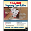 Hazmat Shipping Description, Hazmat Transportation Poster