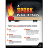 Truck Fires, Driver Awareness Safety Poster