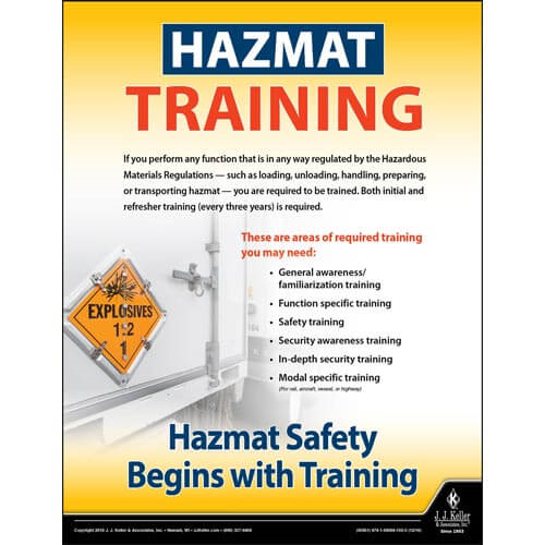 Hazmat Safety, Hazmat Transportation Poster