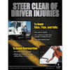 Steer Clear Of Driver Injuries, Motor Carrier Safety Poster