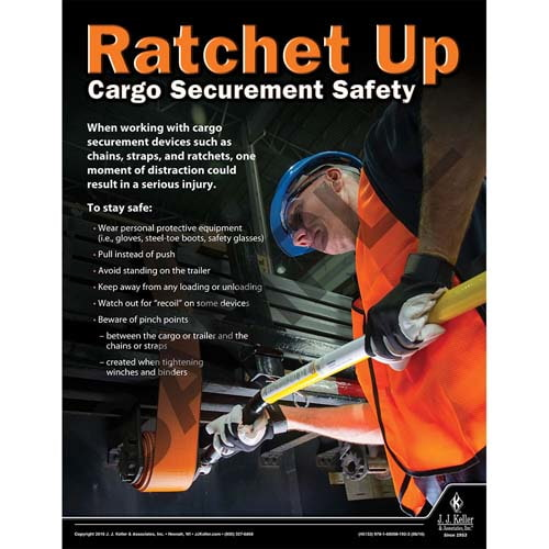 Ratchet Up, Transport Safety Risk Poster
