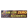 Aim For Zero Accidents Safety Banner