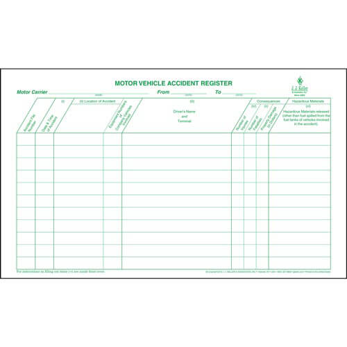 Motor Vehicle Accident Register