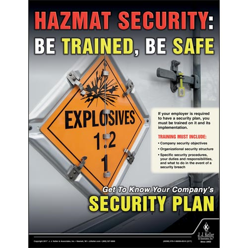 Hazmat Security, Hazmat Transportation Poster