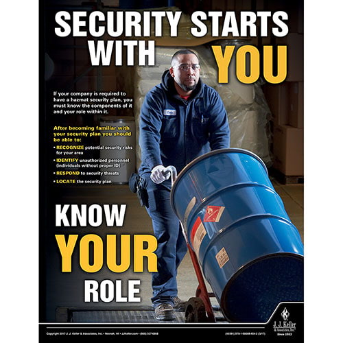 Security Starts With You, Hazmat Transportation Poster