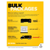 Bulk Packages, Hazmat Transportation Poster