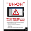 What To Do When Your ELD Won't Work, Transportation Safety Risk Poster