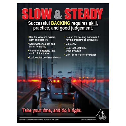 Slow & Steady, Transportation Safety Poster