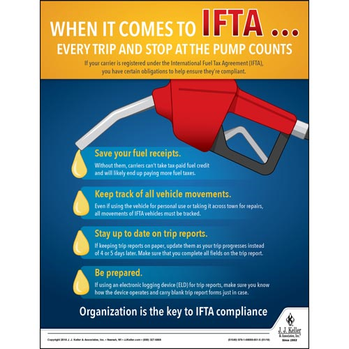 When It Comes To IFTA, Motor Carrier Safety Poster