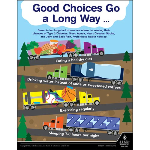 Good Choices Go A Long Way, Transportation Safety Poster