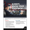 Always Know Your Equipment, Driver Awareness Safety Poster