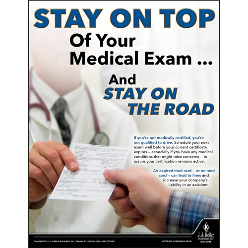 Medical Exam, Motor Carrier Safety Poster
