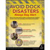 Avoid Dock Disasters Always Stay Alert, Transportation Safety Poster