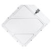 Heavy Duty Riveted White Aluminum Placard Holder