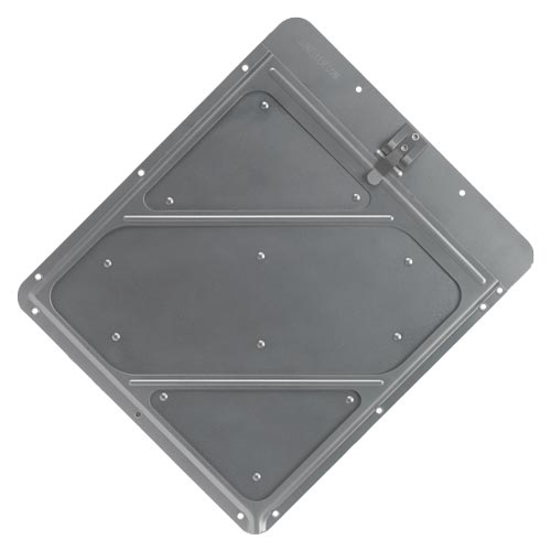 Rivetless Aluminum Placard Holder w Back Plate