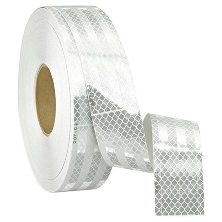 Conspicuity Tape for Trailers, White, 3M Flexible Prismatic