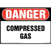 Danger, Compressed Gas Sign