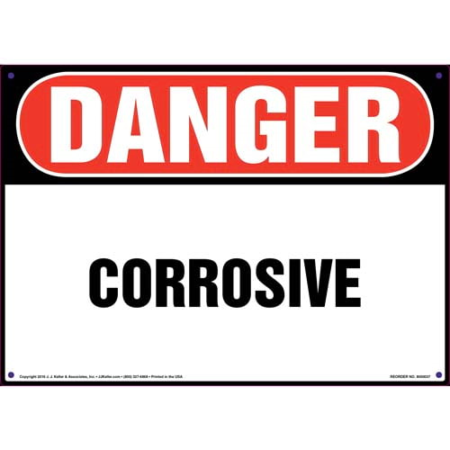 Danger, Corrosive Sign