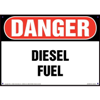 Danger, Diesel Fuel Sign