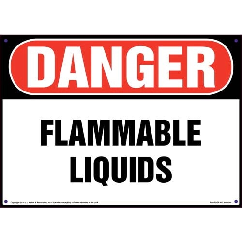 Danger, Flammable Liquids Sign