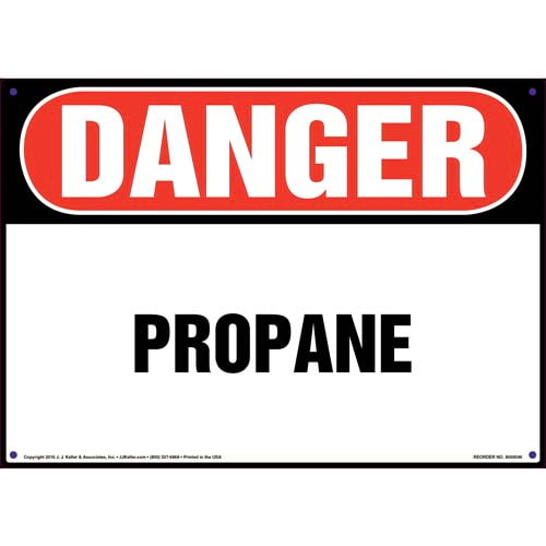 Danger, Propane Sign