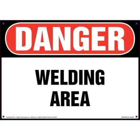 Danger, Welding Area Sign