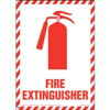 Fire Extinguisher Sign with Icon, Portrait