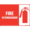 Fire Extinguisher Sign, with Icon
