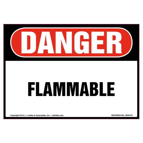 Danger, Flammable Label