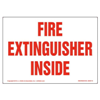 Fire Extinguisher Inside Label