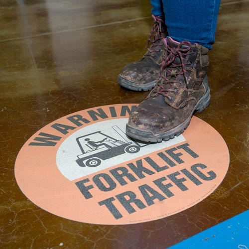 Warning, Forklift Traffic Sign