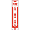 Fire Extinguisher, Do Not Block Sign, Vertical