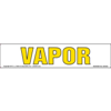 Vapor Label, Yellow Text