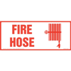 Fire Hose Sign with Icon