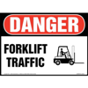 Danger, Forklift Traffic Sign with Icon, OSHA