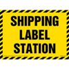 Shipping Label Station Sign