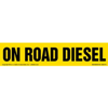 On Road Diesel Label, Yellow