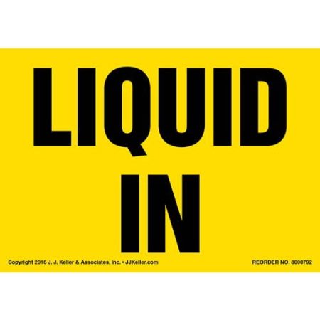 Liquid In Label, Yellow