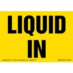 Liquid In Label, Yellow