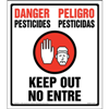 Danger, Pesticides, Keep Out, No Entry Sign, Federal