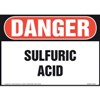 Danger, Sulfuric Acid Sign