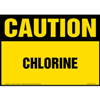 Caution, Chlorine Sign