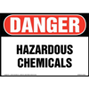 Danger, Hazardous Chemicals Sign