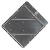 Riveted Aluminum Placard Holder with Back Plate
