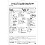 Detailed Driver's Vehicle Inspection Report, 3-Ply, Carbonless