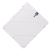 Riveted White Aluminum Placard Holder with Back Plate