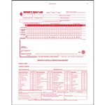 2 In 1 Driver's Daily Log Form, 2-Part Form, Detailed DVIR, Carbonless, No Recap